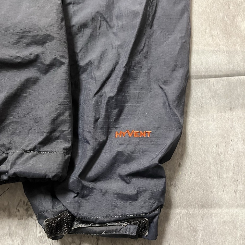 The North Face Hyvent Windbreaker Men's Size M Gray Wind Shell Orange Lining - Picture 2 of 11